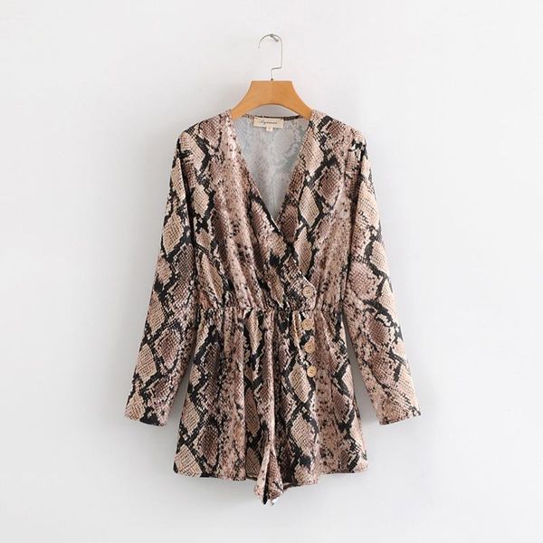women fashion cross v neck snake skin print elastic waist playsuits ladies animal pattern casual slim overalls trousers ds1798, Black;white
women fashion cross v neck snake skin print elastic waist playsuits ladies animal pattern casual slim overalls trousers ds1798, Black;white