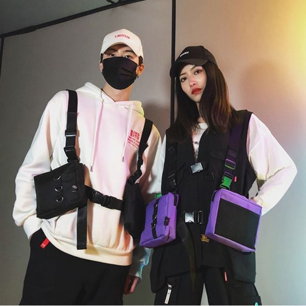 april momo men tactical functional vest hip-hop streetwear bag harness chest rig bag oxford two pockets waist pack t200521
april momo men tactical functional vest hip-hop streetwear bag harness chest rig bag oxford two pockets waist pack t200521