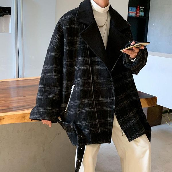 men's wool & blends 2021 winter plaid loose snow jacket solid color cotton-padded clothes casual fashion woolen cashmere coats m-2xl, Black
men's wool & blends 2021 winter plaid loose snow jacket solid color cotton-padded clothes casual fashion woolen cashmere coats m-2xl, Black