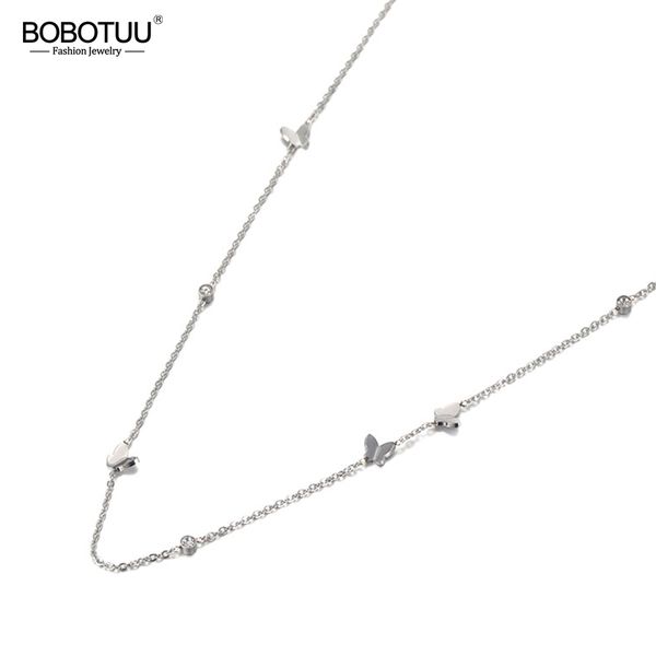 bobotuu trendy stainless steel butterfly cz crystal choker necklace jewelry lovely pendant chain necklace for women girl bn19119, Golden;silver
bobotuu trendy stainless steel butterfly cz crystal choker necklace jewelry lovely pendant chain necklace for women girl bn19119, Golden;silver
