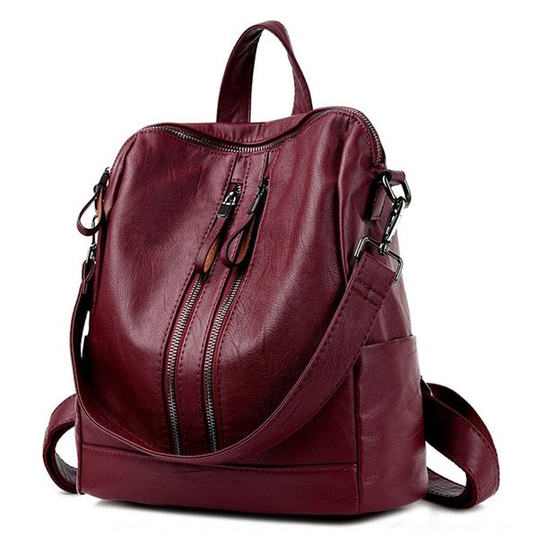 double shoulder shoulder travel bag women's korean fashion soft leather women's backpack spring new fashion leisure multifunctiona
double shoulder shoulder travel bag women's korean fashion soft leather women's backpack spring new fashion leisure multifunctiona