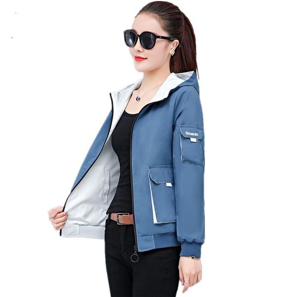 women's jackets selling product in 2021 women short jacket casual large size hooded spring cost womens office clothing 1521, Black;brown
women's jackets selling product in 2021 women short jacket casual large size hooded spring cost womens office clothing 1521, Black;brown
