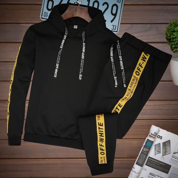 sets tracksuit men autumn winter hooded sweatshirt drawstring outfit sportswear 2020 male suit pullover two piece set casual, Gray
sets tracksuit men autumn winter hooded sweatshirt drawstring outfit sportswear 2020 male suit pullover two piece set casual, Gray