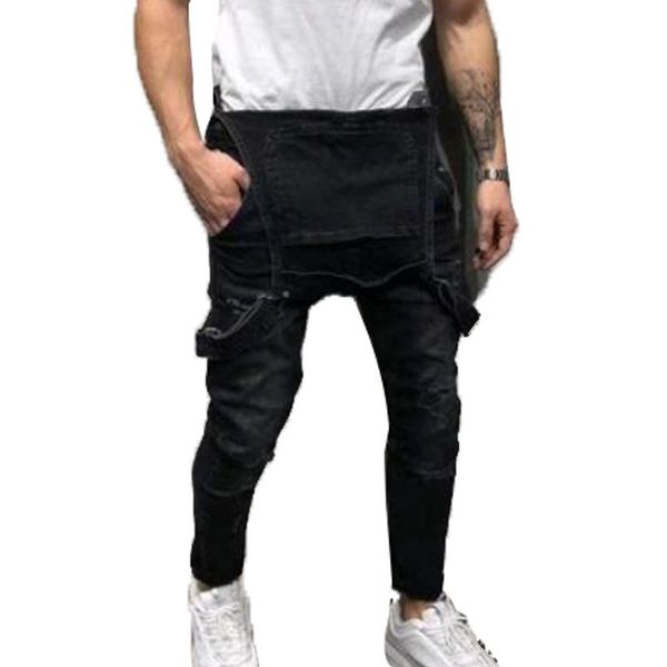selling fashion stylist mens jeans trend casual suspender trousers men women slim pants, Blue
selling fashion stylist mens jeans trend casual suspender trousers men women slim pants, Blue