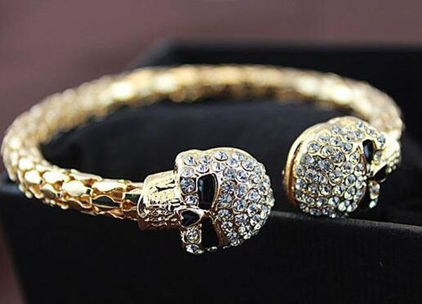 fashion skull design bracelet female rhinestone alloy gold/silver plated charm cuff bracelets for wome sqczzp new_dhbest, White
fashion skull design bracelet female rhinestone alloy gold/silver plated charm cuff bracelets for wome sqczzp new_dhbest, White