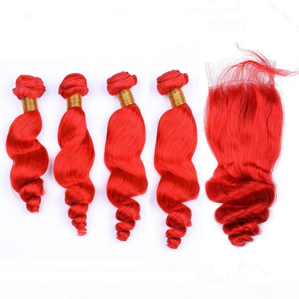 indian virgin human hair pure red loose wave 4bundles and closure bright red loose wavy human hair weaves with 4x4 lace closure piece, Black;brown
indian virgin human hair pure red loose wave 4bundles and closure bright red loose wavy human hair weaves with 4x4 lace closure piece, Black;brown