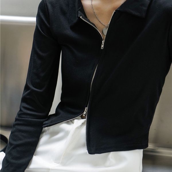 2020 autumn korean version jacket zipper of small short slim slim double zipper long sleeve knitted cardigan jacket for women 5fbuw, White
2020 autumn korean version jacket zipper of small short slim slim double zipper long sleeve knitted cardigan jacket for women 5fbuw, White