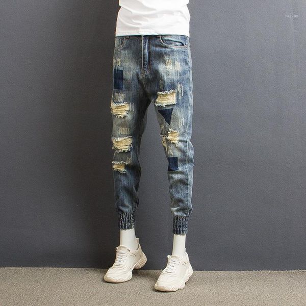 spring autumn 2021 fashion casual hip hop teenager spirit guy ripped jeans men's casual students crochet trendy leg harem pants1, Blue
spring autumn 2021 fashion casual hip hop teenager spirit guy ripped jeans men's casual students crochet trendy leg harem pants1, Blue