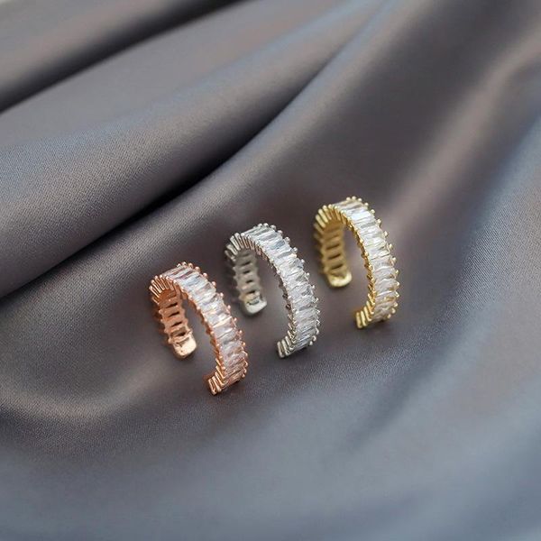 fashion jewelry ring studded with diamonds light luxury diamond ring for woman and girl, Silver
fashion jewelry ring studded with diamonds light luxury diamond ring for woman and girl, Silver