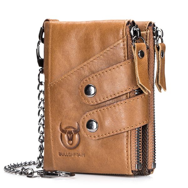 designer wallet quality genuine leather men wallet brand zipper man purse vintage cow leather male card coin bag with iron chain, Red;black
designer wallet quality genuine leather men wallet brand zipper man purse vintage cow leather male card coin bag with iron chain, Red;black
