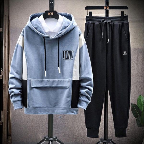 new casual tracksuit male men's sets 2 pieces sets hooded sweatshirts spring autumn men's clothing pullover hoodies pants suit, Gray
new casual tracksuit male men's sets 2 pieces sets hooded sweatshirts spring autumn men's clothing pullover hoodies pants suit, Gray