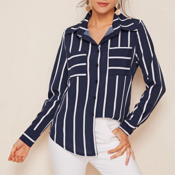 stripe print women tunic shirts winter autumn fashion casual loose buttons long sleeve blouse office shirt camisa femenina1, White
stripe print women tunic shirts winter autumn fashion casual loose buttons long sleeve blouse office shirt camisa femenina1, White