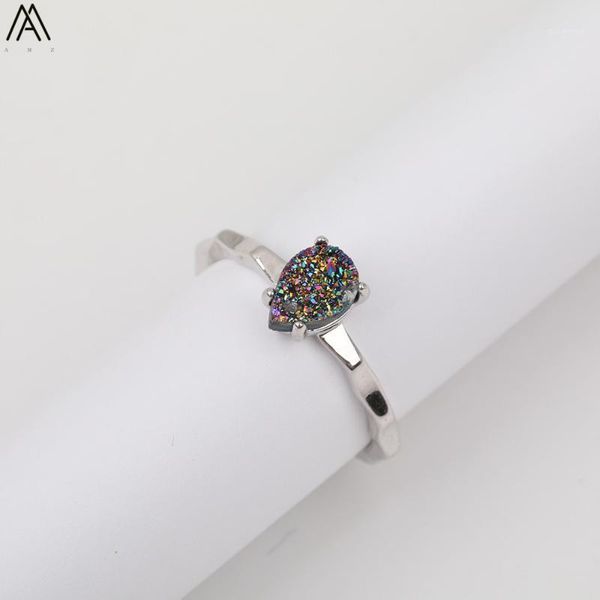 5pcs/lot natural drusy agates water drop beads silvery adjustable rings for women druzy rings statement jewelry gift hs-56amab1, Slivery;golden
5pcs/lot natural drusy agates water drop beads silvery adjustable rings for women druzy rings statement jewelry gift hs-56amab1, Slivery;golden