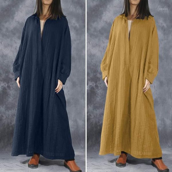 dresses for women 2020 zanzea stylish deep v neck vestidos casual long sleeve robe femme plus size 5xl female vintage sundress1, Black;gray
dresses for women 2020 zanzea stylish deep v neck vestidos casual long sleeve robe femme plus size 5xl female vintage sundress1, Black;gray