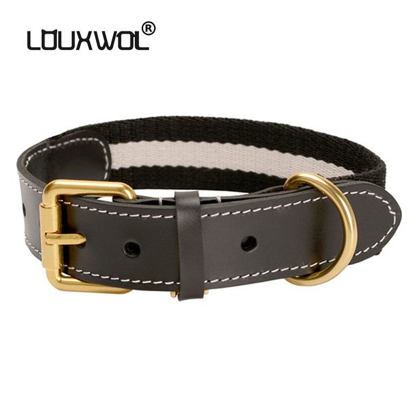 louxwol leather collar for and cats training nylon small medium large dogs pet supplies dog accessories black q1218
louxwol leather collar for and cats training nylon small medium large dogs pet supplies dog accessories black q1218