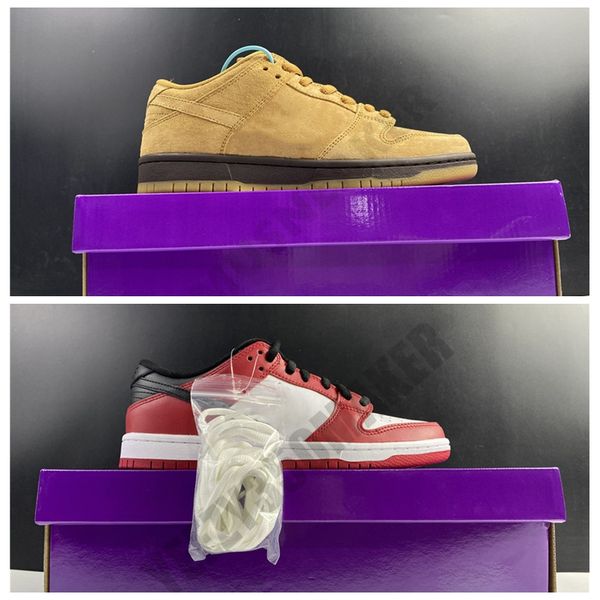 2020 desginer og low chicago wheat mocha red white black skateboard shoes men women fashion comfortable trainer sneakers bq6817-600 204
2020 desginer og low chicago wheat mocha red white black skateboard shoes men women fashion comfortable trainer sneakers bq6817-600 204