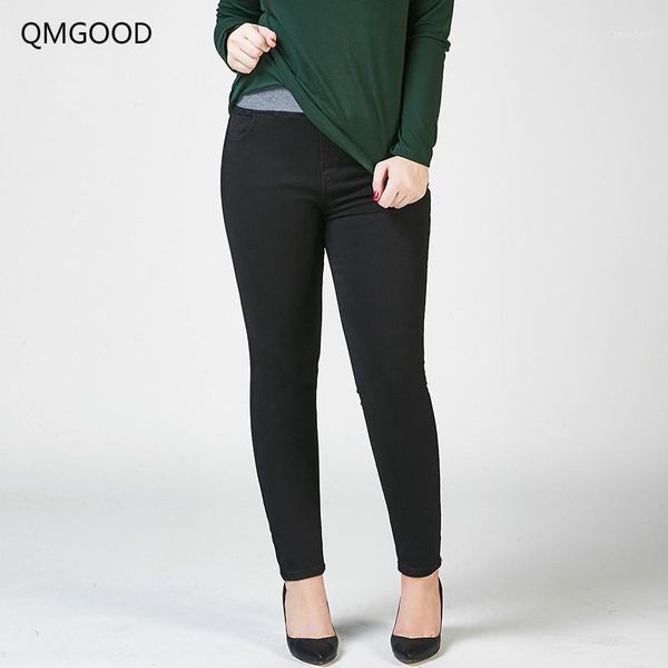 women's jeans qmgood 2021 elastic waist fashion plus size skinny black woman high women pant stretch denim mom jeans1, Blue
women's jeans qmgood 2021 elastic waist fashion plus size skinny black woman high women pant stretch denim mom jeans1, Blue