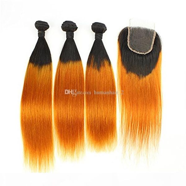 yellow straight human hair with lace closure two tone ombre hair 3 bundles with lace closure peruvian virgin hair 4x4 closure, Black;brown
yellow straight human hair with lace closure two tone ombre hair 3 bundles with lace closure peruvian virgin hair 4x4 closure, Black;brown