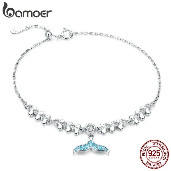 bamoer blue mermaid fish tail bracelets for women 925 sterling silver wave pattern chain bracelet fashion jewelry bijoux scb154 1028, Black
bamoer blue mermaid fish tail bracelets for women 925 sterling silver wave pattern chain bracelet fashion jewelry bijoux scb154 1028, Black