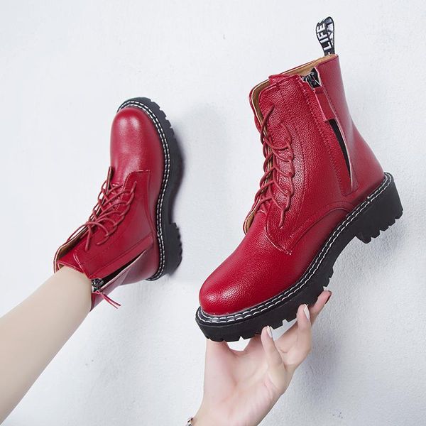 women's rubber boots round toe zipper shoes leather booties bootee woman 2019 flat heel rain med lolita ankle1, Black
women's rubber boots round toe zipper shoes leather booties bootee woman 2019 flat heel rain med lolita ankle1, Black