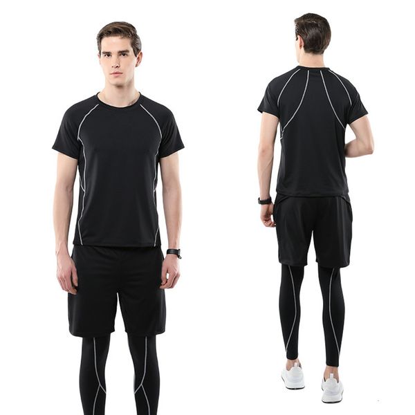 piece 2020 three new quick fitness dry sports fashion men's leisure running training suit, Gray
piece 2020 three new quick fitness dry sports fashion men's leisure running training suit, Gray