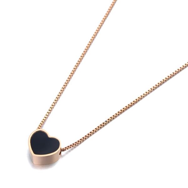 romantic white/black shell love heart charm pendant necklaces for women rose gold stainless steel choker necklace n19136, Golden;silver
romantic white/black shell love heart charm pendant necklaces for women rose gold stainless steel choker necklace n19136, Golden;silver