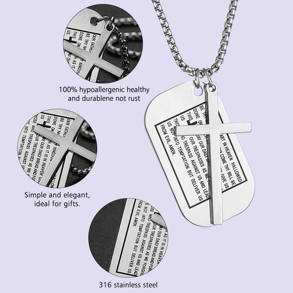 пользовательские теги подвеска man tag military nameplate набор письмо креста ожерелье собаки женщины персонализированных ювелирные изделия, Silver
пользовательские теги подвеска man tag military nameplate набор письмо креста ожерелье собаки женщины персонализированных ювелирные изделия, Silver