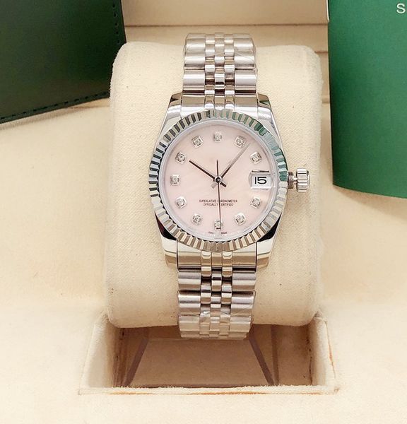 fashionable classic 31mm ladies watch date waterproof watch high tempered glass surface sports watch stainless steel material, Slivery;brown
fashionable classic 31mm ladies watch date waterproof watch high tempered glass surface sports watch stainless steel material, Slivery;brown
