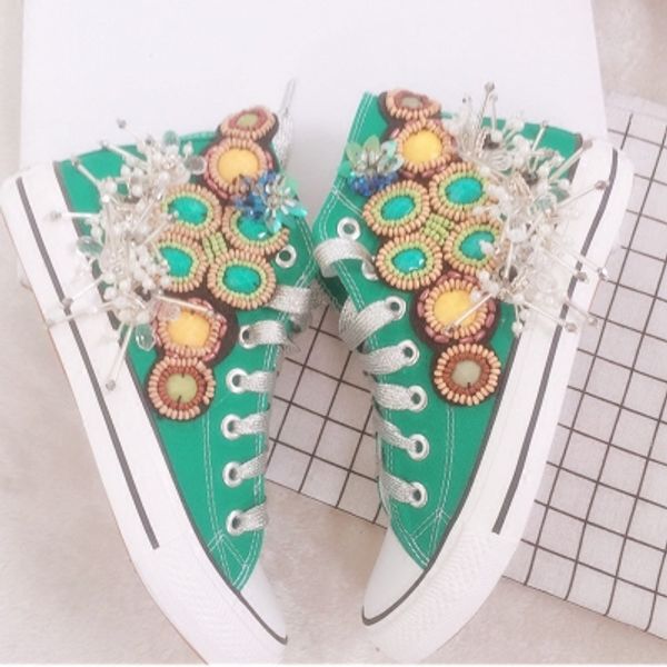 designer shoes women canvas shoes hand-painted sequins spring ladies handmade sewing casual shoes rhinestone fashion ladies shoe, Black
designer shoes women canvas shoes hand-painted sequins spring ladies handmade sewing casual shoes rhinestone fashion ladies shoe, Black