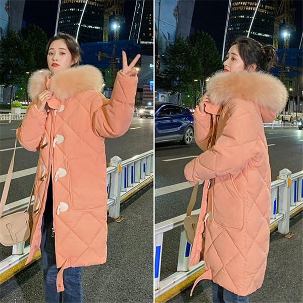 mid-length cotton-padded jacket women's 2021 winter fashion new large fur collar loose hooded thick warm coat trendy 266, Black
mid-length cotton-padded jacket women's 2021 winter fashion new large fur collar loose hooded thick warm coat trendy 266, Black