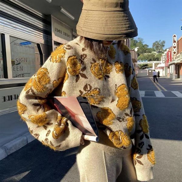 autumn and winter 2020 new rose flower thickening loose and lazy wind pulloversweater pullover trend of women wearing pullover sweater rdl92, White;black
autumn and winter 2020 new rose flower thickening loose and lazy wind pulloversweater pullover trend of women wearing pullover sweater rdl92, White;black