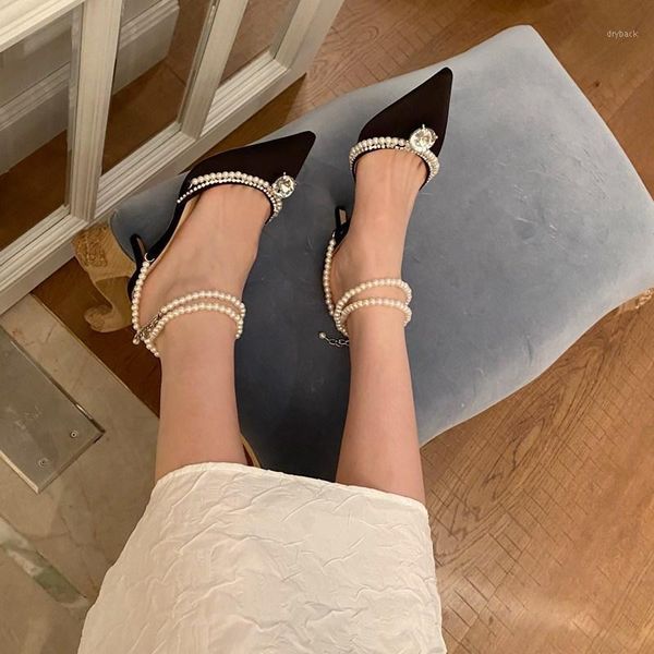 sandals 2021the women fashion pointed toe baotou high heel shoes lady wedding heels with pearl deco female party shoes1, Black
sandals 2021the women fashion pointed toe baotou high heel shoes lady wedding heels with pearl deco female party shoes1, Black