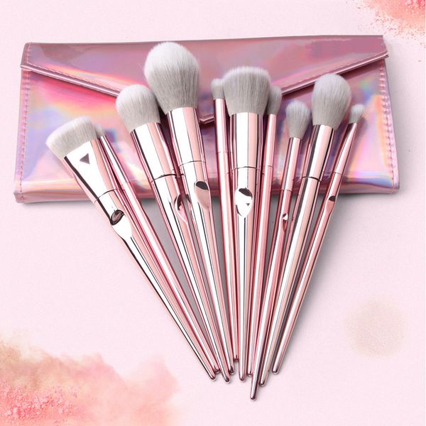 makeup brushes set powder foundation eye shadow eyebrow eyelash lip make up brush kits cosmetic brushes with makeup bag 10pcs /set
makeup brushes set powder foundation eye shadow eyebrow eyelash lip make up brush kits cosmetic brushes with makeup bag 10pcs /set
