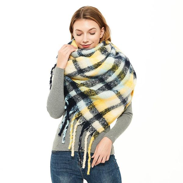 ouoi 2021 new cashmere scarf wholesale autumn and winter polyester lattice tassel scarf ladies thick shawl, Blue;gray
ouoi 2021 new cashmere scarf wholesale autumn and winter polyester lattice tassel scarf ladies thick shawl, Blue;gray