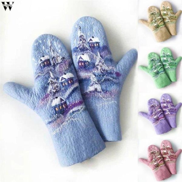 five fingers gloves women winter knitted warm delicate pattern windproof mittens heated for christmas fashion, Blue;gray
five fingers gloves women winter knitted warm delicate pattern windproof mittens heated for christmas fashion, Blue;gray