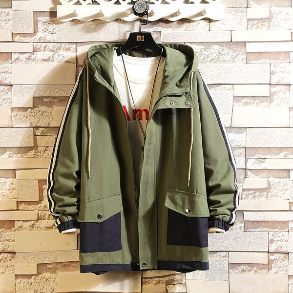 2021 new janpan style bigger pocket spring autumn jacket men's streetwear clothes plus oversize m-5xl dfvk, Black;brown
2021 new janpan style bigger pocket spring autumn jacket men's streetwear clothes plus oversize m-5xl dfvk, Black;brown