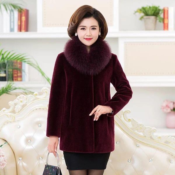 women 2021 winter real fur coat jacket female natural fur collar genuine wool outerwear new thicken warm overcoats s6141, Black
women 2021 winter real fur coat jacket female natural fur collar genuine wool outerwear new thicken warm overcoats s6141, Black