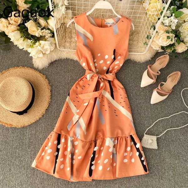 casual dresses gagaok women office lady dress 2021 summer arrival print sleeveless sashes o-neck empire slim chic wild fashion, Black;gray
casual dresses gagaok women office lady dress 2021 summer arrival print sleeveless sashes o-neck empire slim chic wild fashion, Black;gray