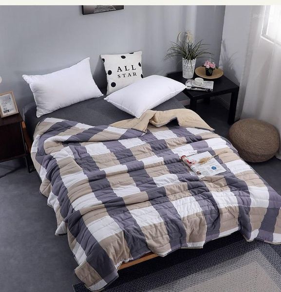 summer washed air-conditioning quilt cover soft breathable quilted blanket thin stripe plaid comforter bed cover1
summer washed air-conditioning quilt cover soft breathable quilted blanket thin stripe plaid comforter bed cover1