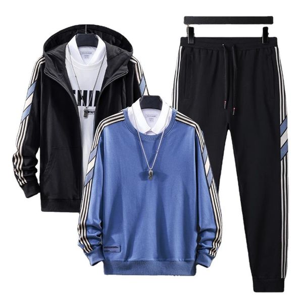 men's tracksuits rts sweatshirt hoodies pullover pants three pieces in one set jacket coat custom plus size for spring and autumn, Gray
men's tracksuits rts sweatshirt hoodies pullover pants three pieces in one set jacket coat custom plus size for spring and autumn, Gray