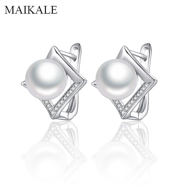 stud maikale luxury 10mm pearl earrings with zirconia for women female jewelry fashion girls gift, Golden;silver
stud maikale luxury 10mm pearl earrings with zirconia for women female jewelry fashion girls gift, Golden;silver