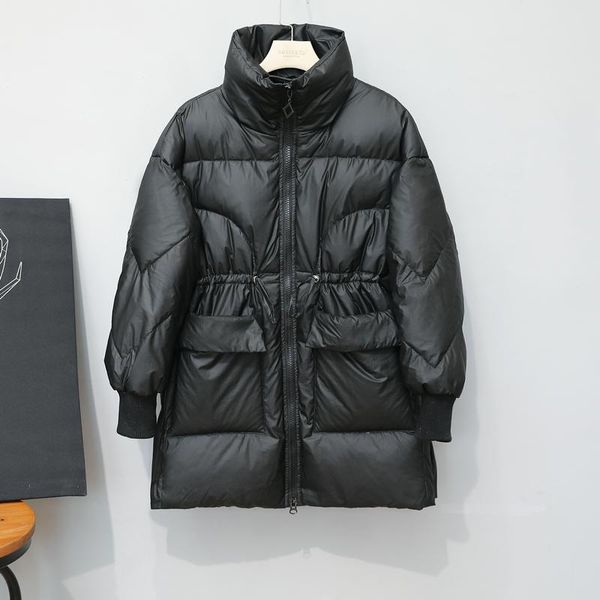 2021 new ladies casual fashion down jacket white duck down loose waist coat winter warm jacket, Black
2021 new ladies casual fashion down jacket white duck down loose waist coat winter warm jacket, Black