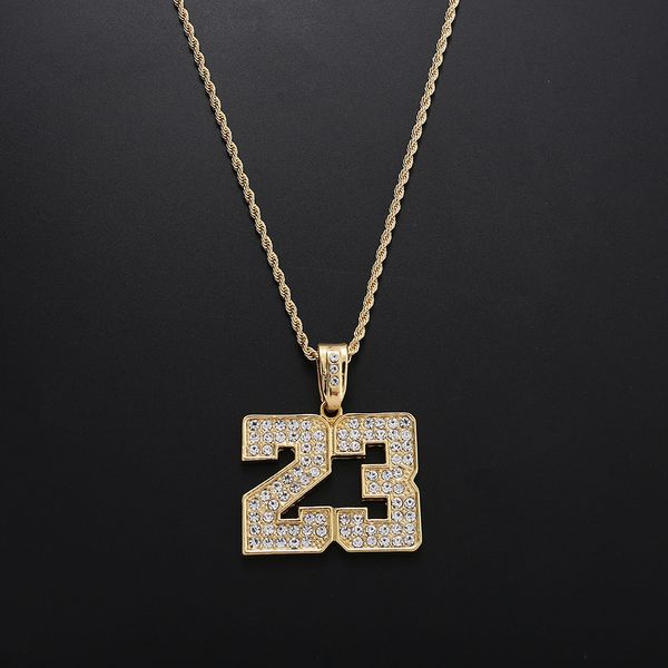 luxury european and american selling hip hop hiphop ornament diamond basketball 23 pendant necklace fashion design, Silver
luxury european and american selling hip hop hiphop ornament diamond basketball 23 pendant necklace fashion design, Silver