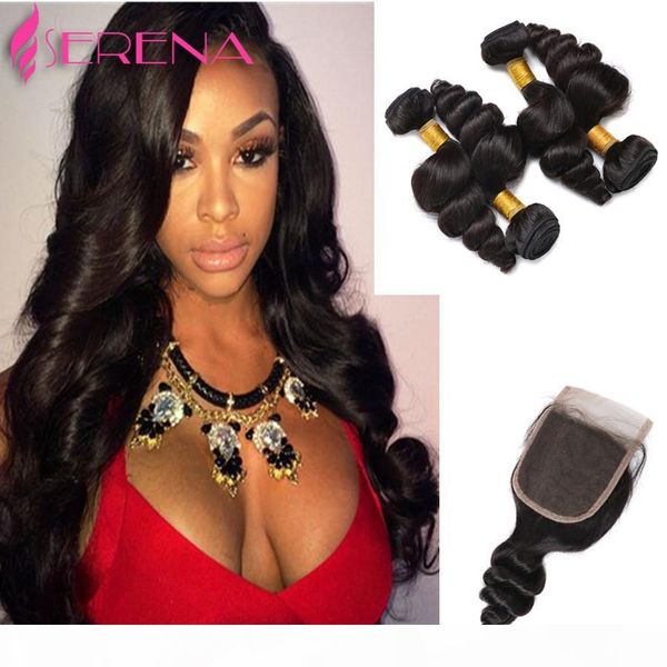 brazillian loose wave with closure human hair bundles with closure 4 bundles with closure brazilian loose wave virgin hair extensions, Black;brown
brazillian loose wave with closure human hair bundles with closure 4 bundles with closure brazilian loose wave virgin hair extensions, Black;brown
