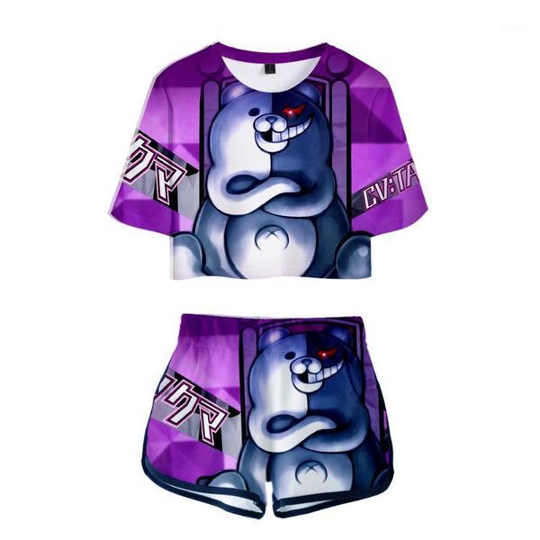 hip hop anime danganronpa monokuma women's tracksuit two piece set women and shorts pullover cartoon above knee, mini 894611, Gray
hip hop anime danganronpa monokuma women's tracksuit two piece set women and shorts pullover cartoon above knee, mini 894611, Gray