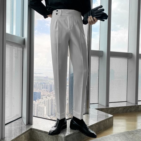daio ethan korean men's autumn solid color versatile small foot casual slim waist straight pants
daio ethan korean men's autumn solid color versatile small foot casual slim waist straight pants