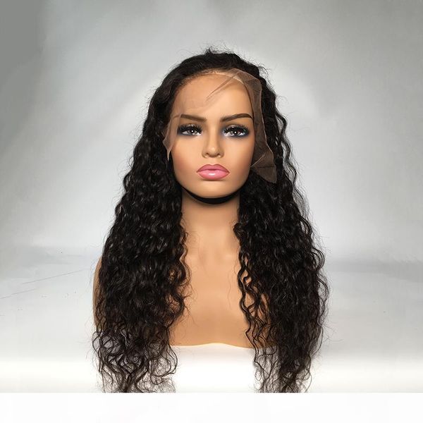 human hair wigs lace front wig water wave wholesale price 150 density remy hair wig, Black
human hair wigs lace front wig water wave wholesale price 150 density remy hair wig, Black