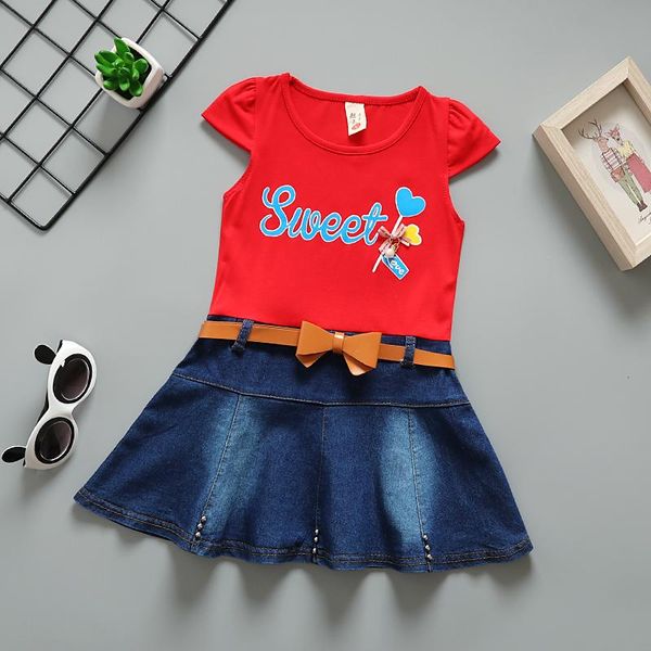 summer girls princess dress 2020 new children casual cotton print dresses kidsfashion wedding dress girls denim 2-6 years, Red;yellow
summer girls princess dress 2020 new children casual cotton print dresses kidsfashion wedding dress girls denim 2-6 years, Red;yellow