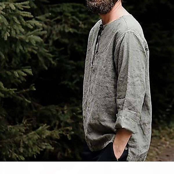 2020 spring summer new blouse solid color long sleeve shirt men's shirt cotton and linen t-shirt, White;black
2020 spring summer new blouse solid color long sleeve shirt men's shirt cotton and linen t-shirt, White;black