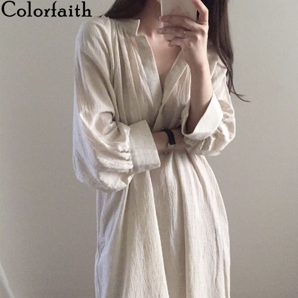 colorfaith new spring summer women shirt dresses loose casual fashionable asymmetrical cotton and linen long dress dr6013 y200805, Black;pink
colorfaith new spring summer women shirt dresses loose casual fashionable asymmetrical cotton and linen long dress dr6013 y200805, Black;pink